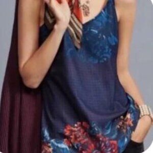 EUC - Cabi Artist Cami Floral Double Strap Tank Top